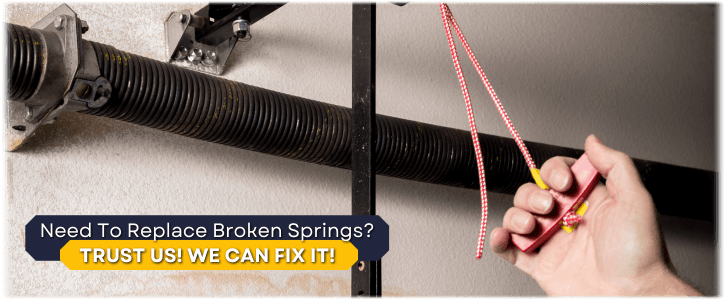 Broken Garage Door Spring Virginia Beach